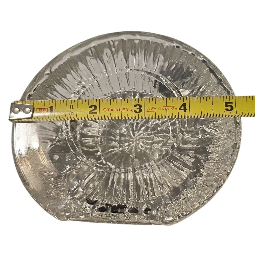 Studio Nova Quartz Table Clock Clear Glass Round Germany Home Decor‎ Accent